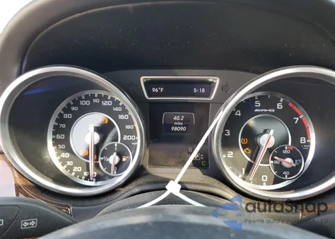 2014 Mercedes-Benz Ml 63 Amg z USA, uszkodzony, nr VIN 4JGDA7EB6EA344690